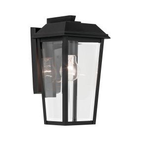 Mathus Sort Fra Elstead Lighting - Mathus er IP44-klassificeret til udend&oslash;rs brug og er ideel til indgange, terrasser eller langs facaden af et hus.