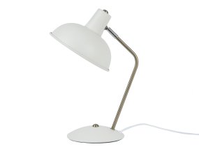 Hood 38cm Hvid skrivebordslampe Fra Leitmotiv - Lampen passer perfekt på skrivebordet eller natbordet og bliver både en praktisk lyskilde og en stilfuld indretningsdetalje.