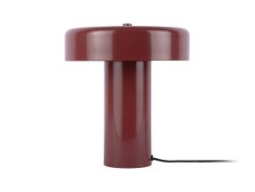 Riqueza Palo 26cm Bourgogne bordlampe Fra Leitmotiv - Riqueza Palo er en stilfuld bordlampe lavet af metal med en blank finish i en bordeauxrød skærm.