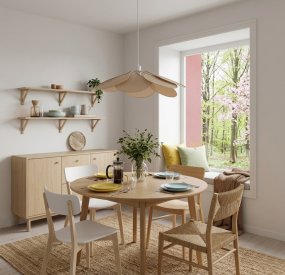 Magnolia Ø80 Beige loftslampe Fra Cottex - Magnolia er en dekorativ loftspendel med et legende design inspireret af blomsterblade.