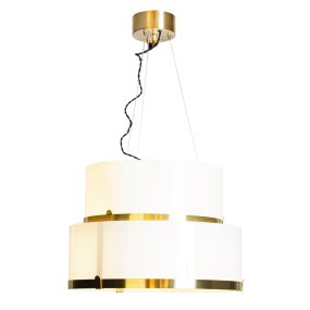 Marcel Ø50 Hvid loftslampe Fra By Rydéns - Uanset hvor den er placeret, vil den med garanti v&aelig;re et blikfang!