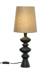 Nina 54cm Sort bordlampe Fra Aneta Lighting - Den modernistiske Nina bordlampe bliver med sine interessante former en letplaceret og smuk detalje i dit hjem.