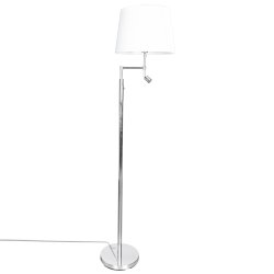 Orlando Chrom gulvlampe Fra By Rydéns - Hvis LED-lampen til Orlando holder op med at lyse, skyldes det normalt, at LED-driveren er defekt, ikke LED-chippen.