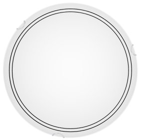 Lexington Ø35 Hvid plafond Fra Cottex - Lexington plafond i metal og glas er en moderne og stilfuld lampe med indbygget 3-trins lysd&aelig;mper, som nemt justeres med den s&aelig;dvanlige v&aelig;gkontakt.