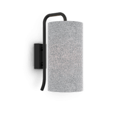 Pensile S Sort tekstur væglampe Fra Belid - Pensile produktfamilie &auml;er en moderne, svenskfremstillet designbelysning, der giver et hyggeligt indtryk og passer lige så godt i offentlige rum som hjemme i yndlingsrummet.