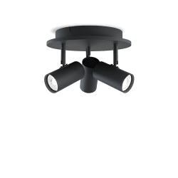 Tyson 3 Sort tekstur spotlight Fra Belid - Passer ind i de fleste rum i dit hjem.