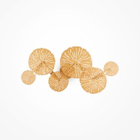 Lovetann 77cm Guld væglampe Fra Maytoni - Lovetann er et visuelt højdepunkt, der transformerer interiøret med sit blomstermønster og lysmønster.