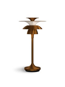 Picasso 35cm Messing bordlampe Fra Belid - For at bordlampen i flere &aring;r skal kunne passe ind i boligindretningen, har Belid valgt at holde designet enkelt og elegant.