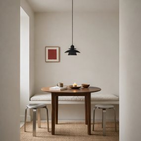 Primus IV Ø28 Mat sort loftslampe Fra Belid - Primus er en af vores mest popul&aelig;re pendlere.