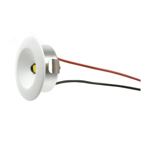 Mini Downlight 2700K Hvid Fra Designlight - Mindre downlight p&aring; 1,2 W og en diameter p&aring; 32,5 mm, lavt energiforbrug og lang levetid.