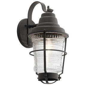 Chance Harbor 55cm Zink Fra Elstead Lighting - Chance Harbor &auml;r en klassisk och robust fasadlampa med en design inspirerad av maritim stil.