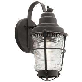 Chance Harbor 46cm Zink Fra Elstead Lighting - Chance Harbor &auml;r en klassisk och robust fasadlampa med en design inspirerad av maritim stil.