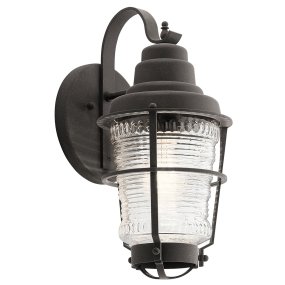 Chance Harbor 37cm Zink Fra Elstead Lighting - Chance Harbor &auml;r en klassisk och robust fasadlampa med en design inspirerad av maritim stil.