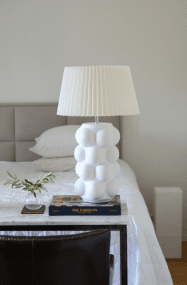 Bubbles 47cm Hvid lampefod Fra Hallbergs - Bubbles er en moderne keramisk lampefod.