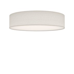 Soft Ø60 Hvidt linned plafond Fra Belid - Soft er en stilfuld loftslampe, der spreder et bl&oslash;dt og behageligt lys i rummet.