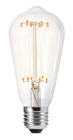 LED E27 unitherm 4W Gennemsigtig Fra Lampan - 