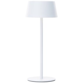 Picco 30cm Hvid solcellelampe Fra Brilliant - Picco er en milj&oslash;venlig, fleksibel og stilfuld belysningsl&oslash;sning, der forvandler din terrasse til et sted for afslapning og atmosf&aelig;re.