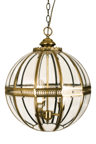 Tsar Ø40 Messing loftslampe Fra Aneta Lighting - Tsar er en elegant loftslampe i massiv messing og facetteret glas.