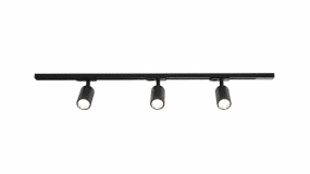Forma 3-sæt Sort Fra Nordic Lighting - Pakken indeholder:1 m skinne, 1 stk.