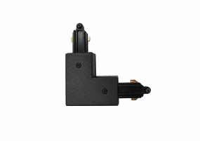 L-Kobling Sort Fra Nordic Lighting - L-samling med 90&deg; vinkel til Nordic Lightings Forma skinnesystem.