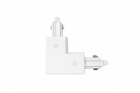 L-Kobling Hvid Fra Nordic Lighting - L-samling med 90&deg; vinkel til Nordic Lightings Forma skinnesystem.