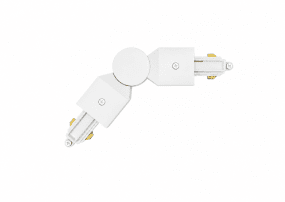 Flex Samlestykke Hvid Fra Nordic Lighting - Fleksibel samling til Nordic Lighting Forma skinnesystem.