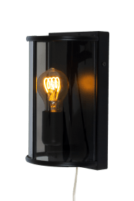 Budgie 25cm Sort væglampe Fra Aneta Lighting - Budgie væglampe kan også kombineres med andre lamper i Budgie-familien.