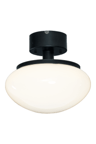 New August Ø27 Sort plafond Fra Aneta Lighting - For dig, der ønsker en lampe med karakter uden at overtage rummet, er New August det ideelle valg &ndash; en stilfuld detalje, der komplementerer hele din indretning.