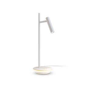 Estudo 45cm Hvid skrivebordslampe Fra Maytoni - Den minimalistiske form og den elegante fod med integreret lyskant gør Estudo til en alsidig og elegant tilføjelse til både hjemmet og kontoret.