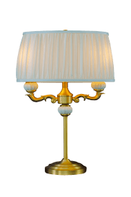 Toulouse 55cm Guld bordlampe Fra Aneta Lighting - Toulouse bordlampen har et klassisk og elegant udtryk med dekorative detaljer og en smuk guldfinish.