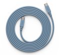 Cable 1 USB C to USB C Charging Cable, 2m Blå Fra Avolt - Kabel 1 USB-C til USB-C fra Avolt kombinerer kraftfuld opladning med stilfuldt skandinavisk design.