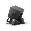 Square 1 with 30W Dual USBC & Magnetic base, 3m Sort Fra Avolt - Strømskinne fra Avolt med et stilfuldt design med en lang PVC-ledning, en terning lavet af genbrugsplast og en magnetisk plade i bunden, så den kan hænges på væggen.