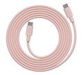 Cable 1 USB C to USB C Charging Cable, 2m Lyserød Fra Avolt - Kabel 1 USB-C til USB-C fra Avolt kombinerer kraftfuld opladning med stilfuldt skandinavisk design.