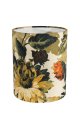 Lampshade Cylinder Sunflower Ø22 Flerfarvet Fra Alde & Lind - Cylinder Sunflower er en håndsyet, cylinderformet lampeskærm i en hørblanding med et dekorativt blomstermønster.