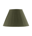 Fabric Lamp Shade 300 Skov grøn Fra Karlskrona lampfabrik - lampeholder med gevind eller i messingrøret, der er inkluderet i vores bord- og gulvlamper.
