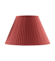 Fabric Lamp Shade 300 RØD Fra Karlskrona lampfabrik - lampeholder med gevind eller i messingr&oslash;ret, der er inkluderet i vores bord- og gulvlamper.
