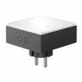 LAMP 1 - EU Sort Fra Avolt - Denne praktiske lille lampe tilsluttes direkte til stikkontakten (230V) og er perfekt som natlampe eller stemningsbelysning i gangen, soveværelset eller andre rum, hvor du ønsker et blødt lys.