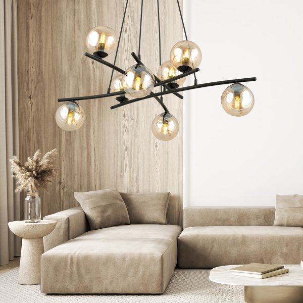 Essa Ø100 Rav loftslampe Fra Emibig Lighting - Essa er en serie af loftslamper med en original form, der med sin konstruktion med garanti vil vække opmærksomhed.