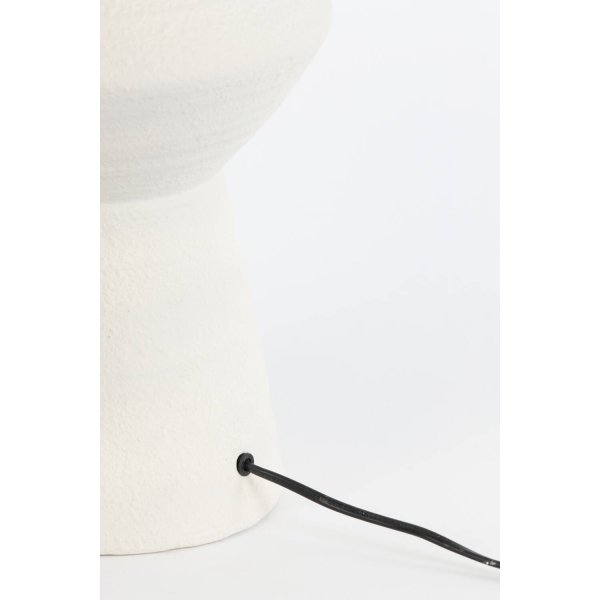 Ayla 50cm Cremet hvid lampefod Fra Light & Living - 