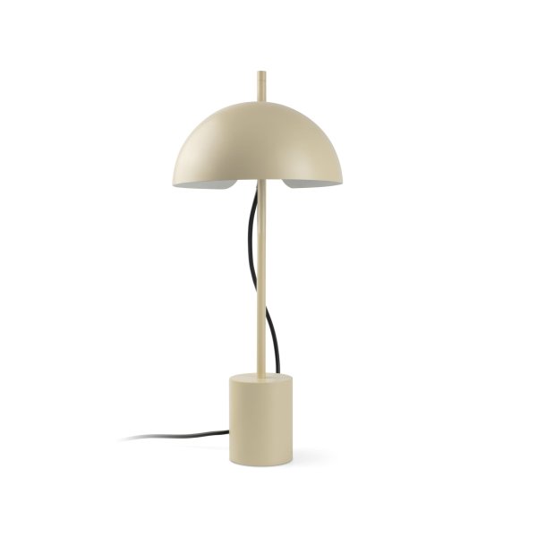 Matilda 43cm Beige skrivebordslampe Fra Faro Barcelona - Matilda er en beige bordlampe med et rent, geometrisk design, der passer ind i ethvert milj&oslash;.