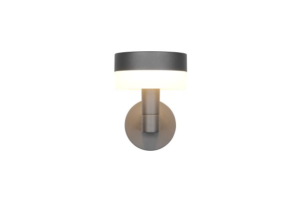 Mackenzie 22cm Antracit udendørslampe Fra Trio Lighting - Mackenzie er en moderne og v&aelig;rdifuld facadebelysning med et stilrent design i antracit.