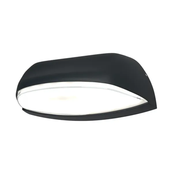 Wide Mørkegrå udendørslampe Fra Ledvance - Tillverkad av pressgjuten aluminium och med IP44-klassning, &auml;r denna lampa b&aring;de h&aring;llbar och skyddad mot v&auml;der och vind, vilket g&ouml;r den idealisk f&ouml;r utomhusbruk.