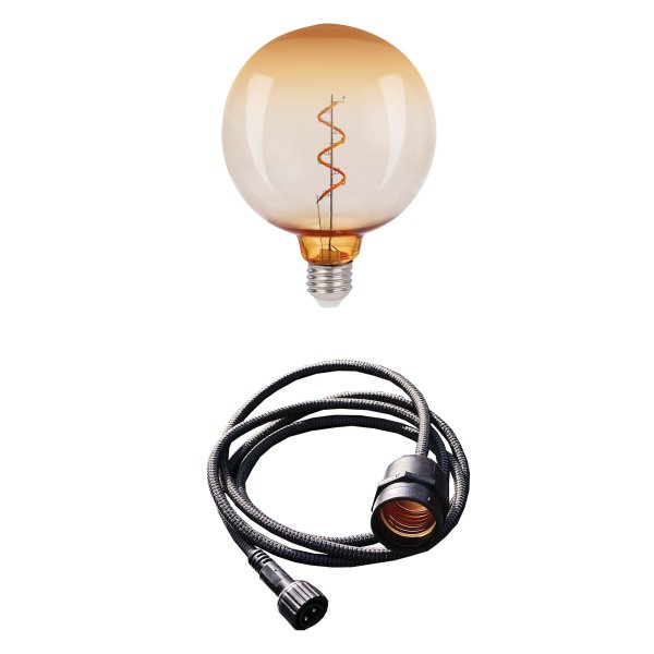 Penny (vintage) Årgang Fra Lightson - Med sit nedtonede design og varme gl&oslash;d passer den perfekt over et spisebord, en sofagruppe eller som spotbelysning i et hj&oslash;rne.