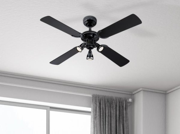 Princess Euro Ø105 Mørkegrå Fra Westinghouse - Ventilatoren har en omvendt funktion, der giver komfort hele vejen rundt: om sommeren kan ventilatoren køres mod uret for at give kølighed, og om vinteren med uret for at cirkulere varm luft og eliminere koldt træk.