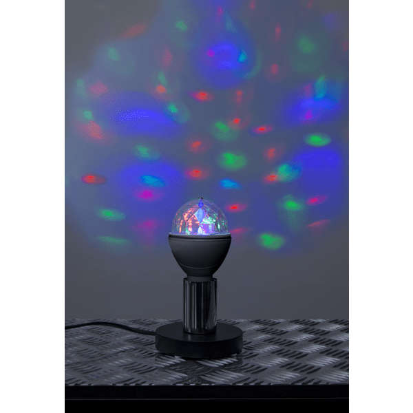 Disco Sort børnelampe Fra Star Trading - Lampe med roterende lys, der skaber stemningen til diskoteket!