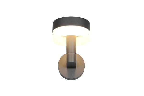Mackenzie 22cm Antracit udendørslampe Fra Trio Lighting - Mackenzie er en moderne og v&aelig;rdifuld facadebelysning med et stilrent design i antracit.