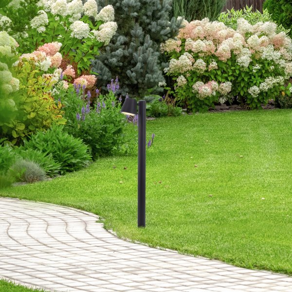 Bari 80cm Sort pullerter Fra Brilliant - Med sin tidløse charme og robuste konstruktion er Bari pullerter det perfekte supplement til dit udendørs miljø.