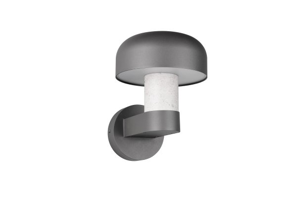 Fraser 24cm Konkret udseende udendørslampe Fra Trio Lighting - Fraser er lavet af st&oslash;bt aluminium og kombinerer moderne minimalisme med industrielle detaljer.