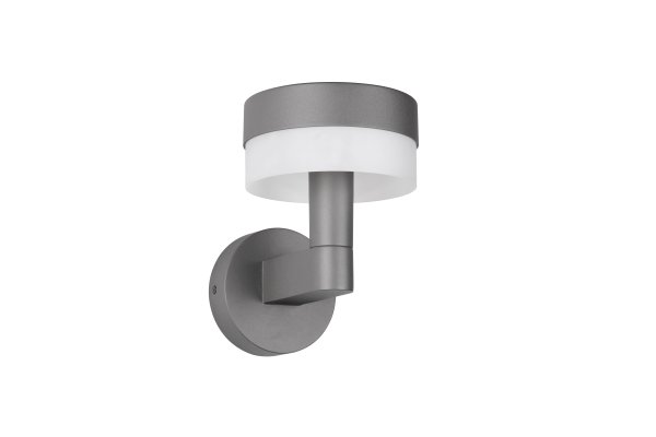 Mackenzie 22cm Antracit udendørslampe Fra Trio Lighting - Mackenzie er en moderne og v&aelig;rdifuld facadebelysning med et stilrent design i antracit.