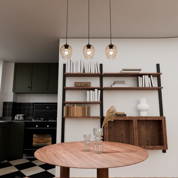 Istar 70cm Rav loftslampe Fra Emibig Lighting - Istar er en alsidig og tidl&oslash;s kollektion af loftslamper.